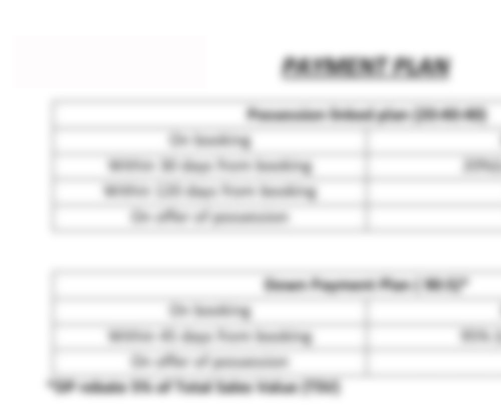 Hero Homes Yamuna Expressway Payment Plan